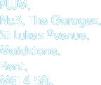 PWM, No3, The Garages, St Lukes Avenue, Maidstone,